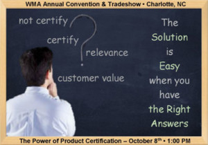 WMA Certification Education Session Convention 2017